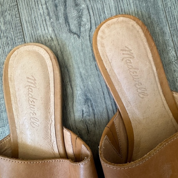 Madewell The Cory Mule in Leather- English Saddle- Size 8 - Picture 3 of 4